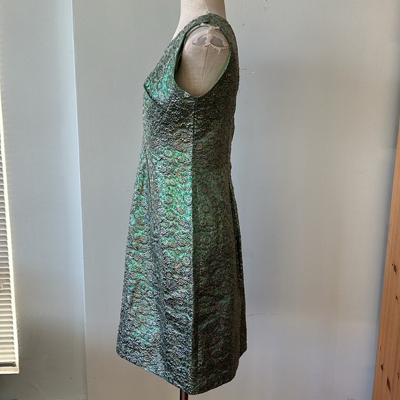 Vintage green tinsel dress - Picture 4 of 11